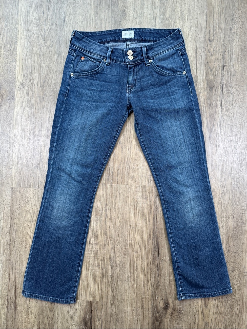 Hudson Beth Baby Boot Crop Jeans Dark Wash Size 25